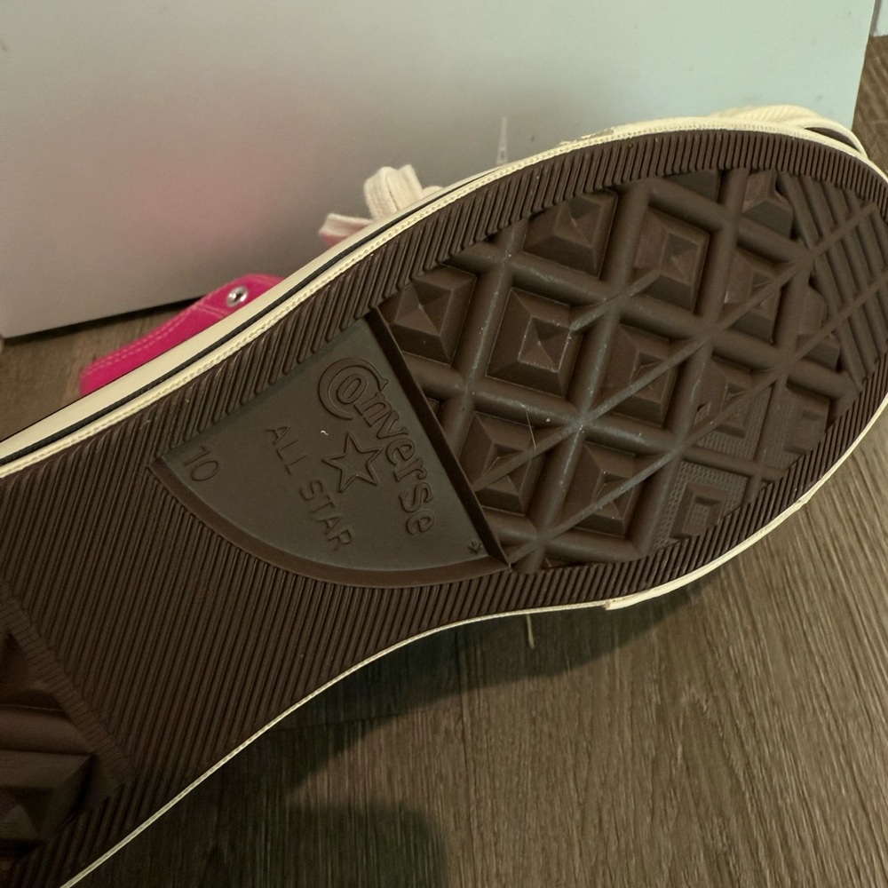 Converse Pink High-Top Sneakers - Picture 3 of 4